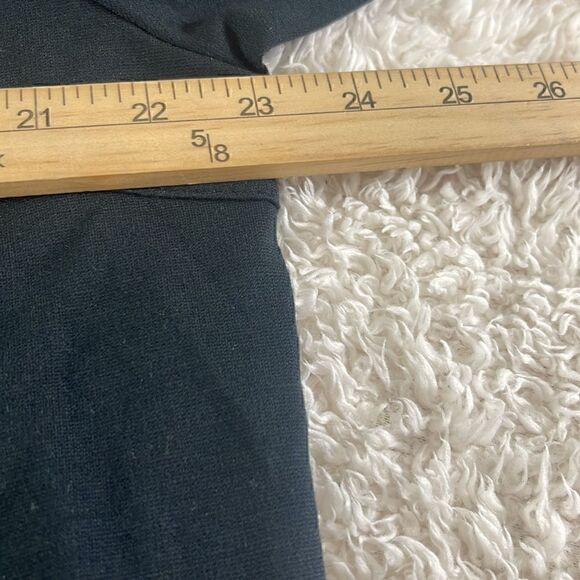 Chico’s jacket womens large Ponte perfect Sport Solid Black zip up New - Picture 5 of 9